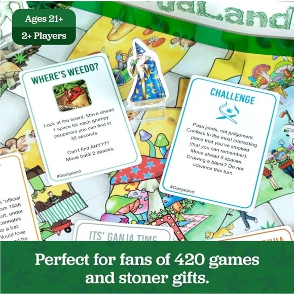 Ganjaland Board game - An Epic We ed Adventure - Picture 6 of 8